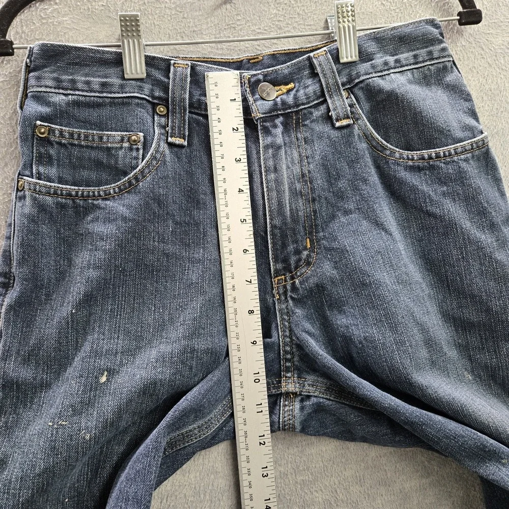 Carhartt Men Jeans 28X32 Blue Denim 101483 Relaxed Fit Holter 31